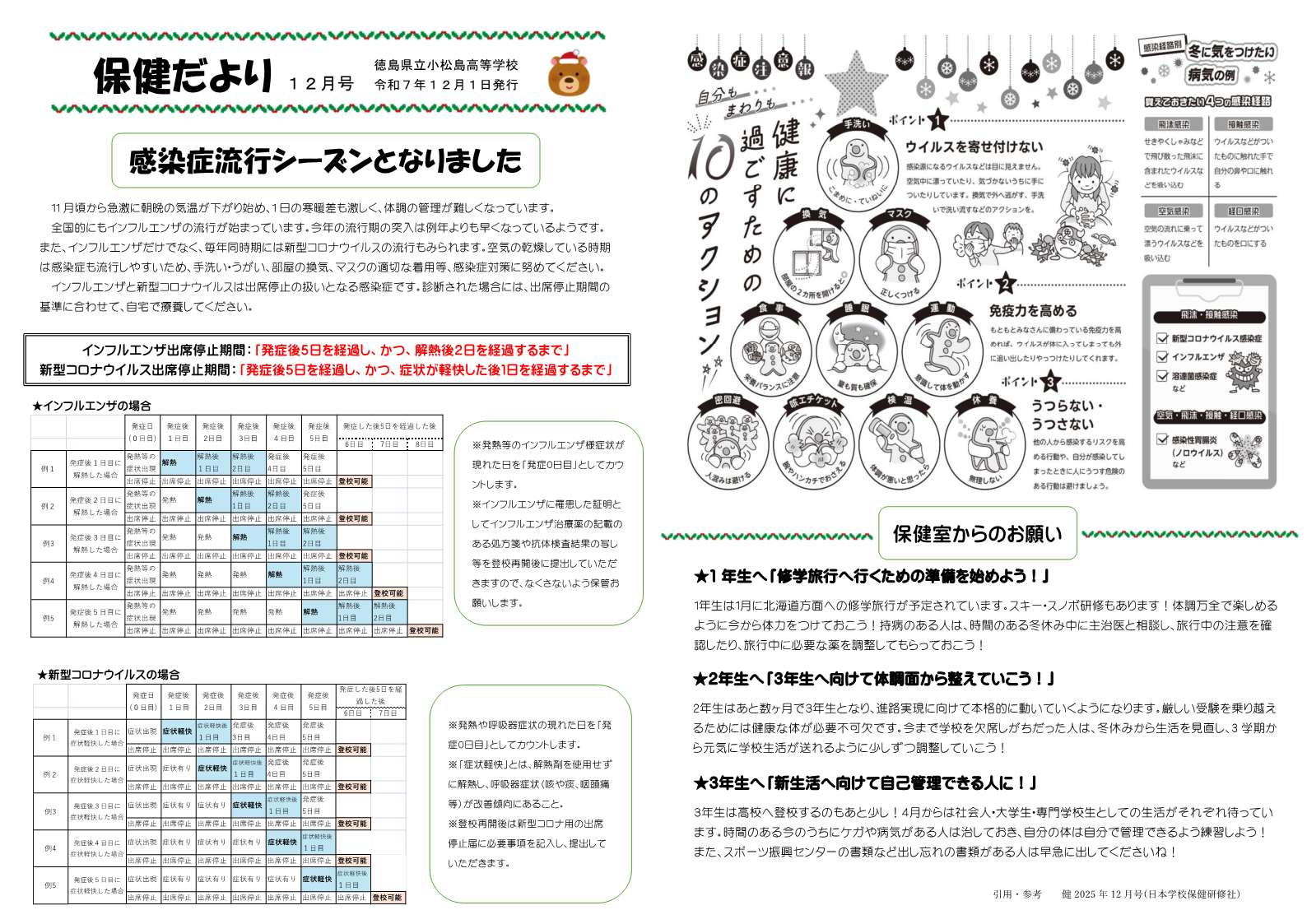 保健だより　R7　12月号